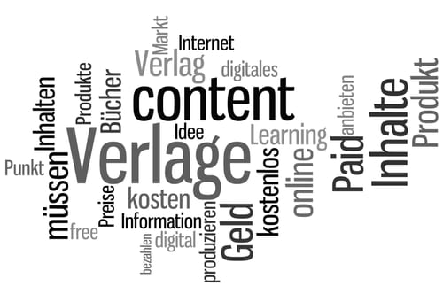 Wordle für "Wie Verlage online Geld verdienen" Wordle für "Wie Verlage im Internet Geld verdienen"